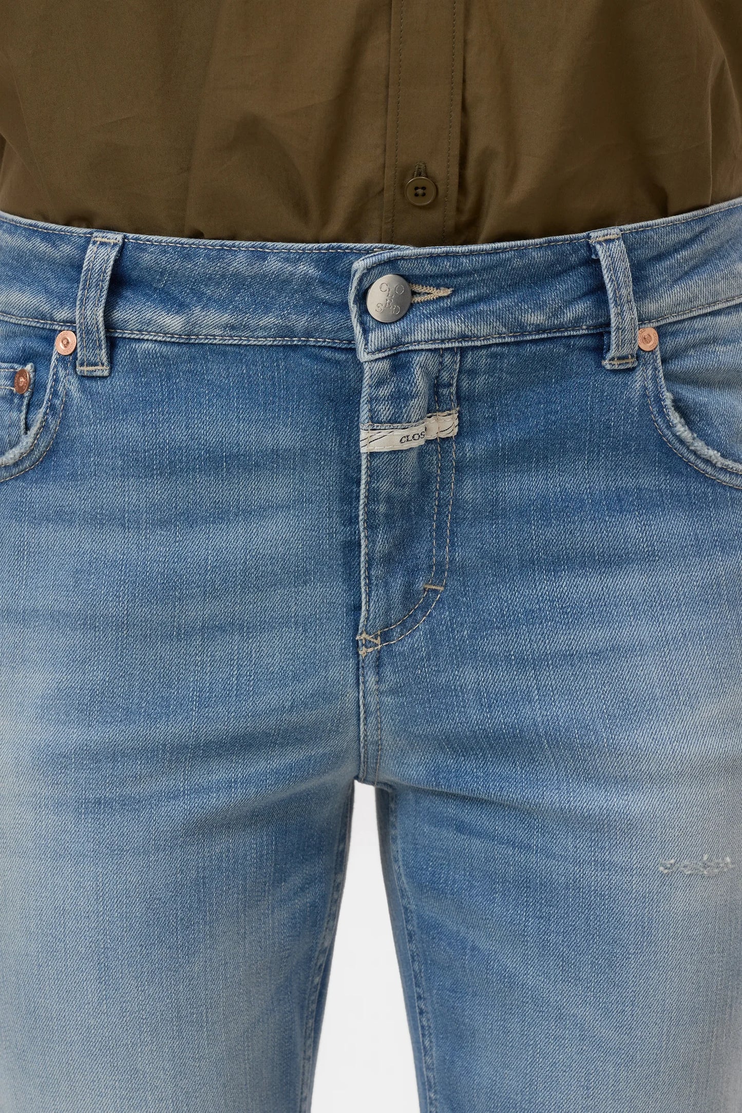 Junna Straight Jean - Mid Blue - DUNE + SALT