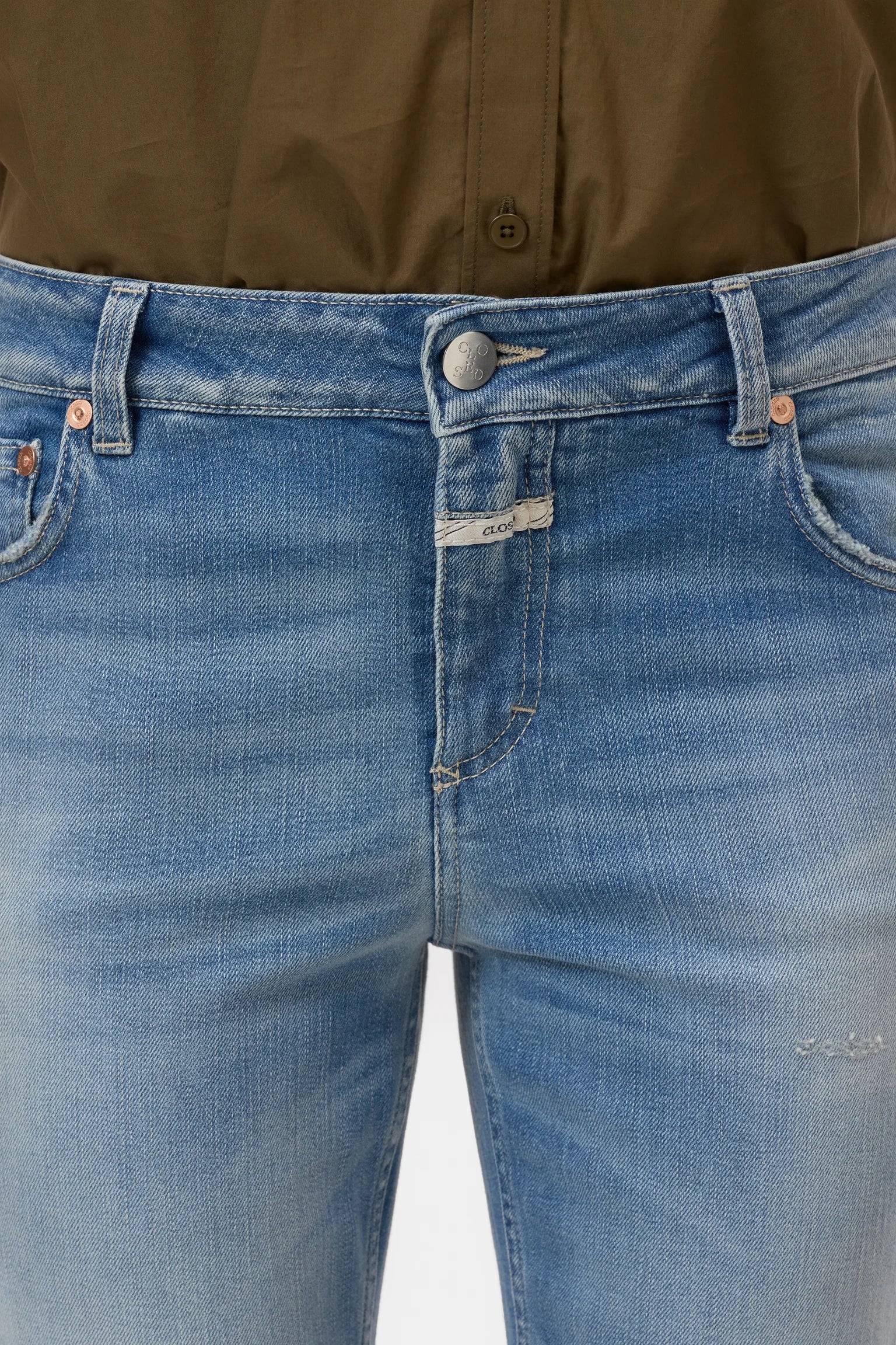 Junna Straight Jean - Mid Blue - DUNE + SALT