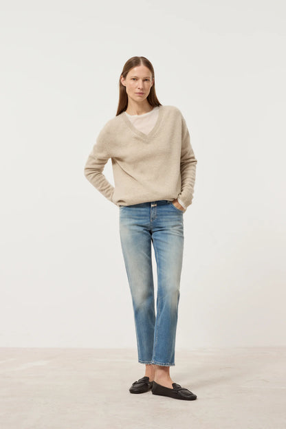 Junna Straight Jean - Mid Blue - DUNE + SALT