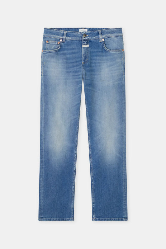 Junna Straight Jean - Mid Blue - DUNE + SALT