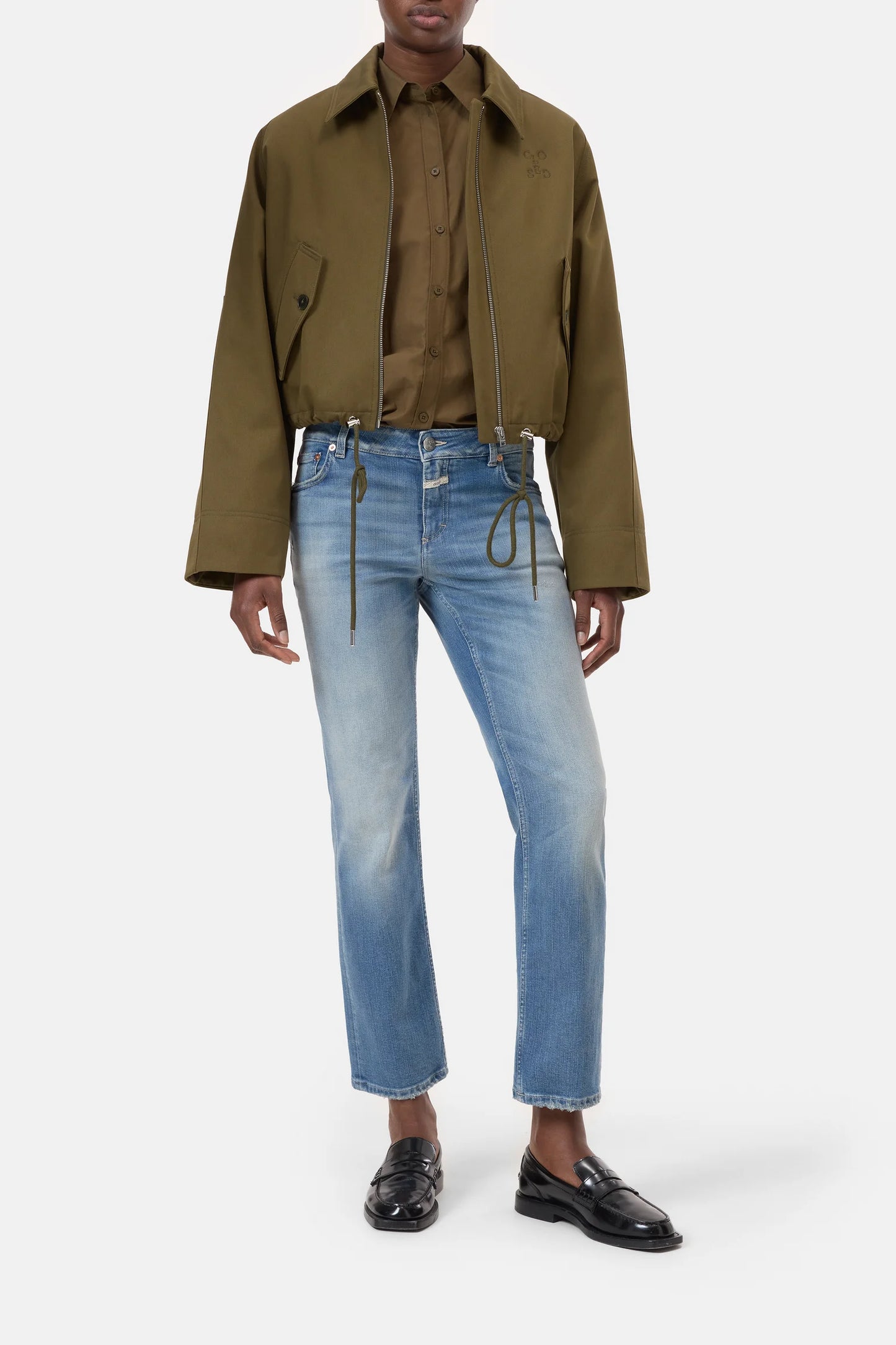 Junna Straight Jean - Mid Blue - DUNE + SALT