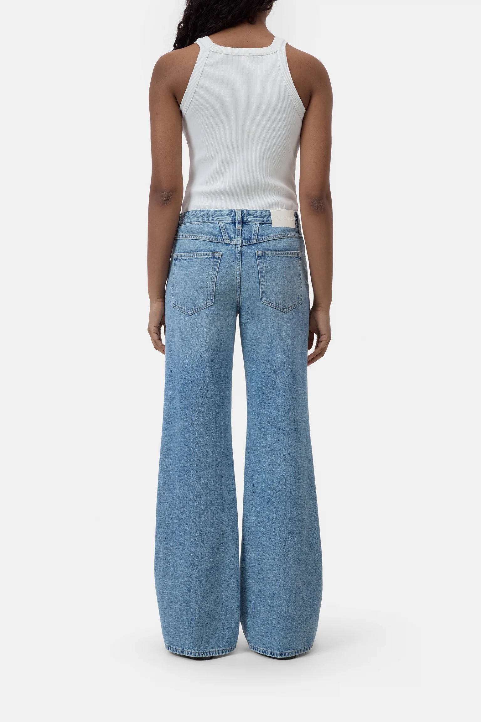 Closed Women's Gillan Wide Jeans – Light Blue Slate Gray