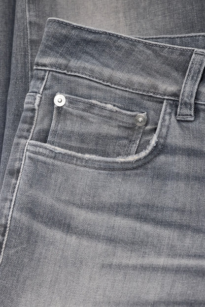 Baker Power Stretch Skinny Jeans - Mid Grey - DUNE + SALT