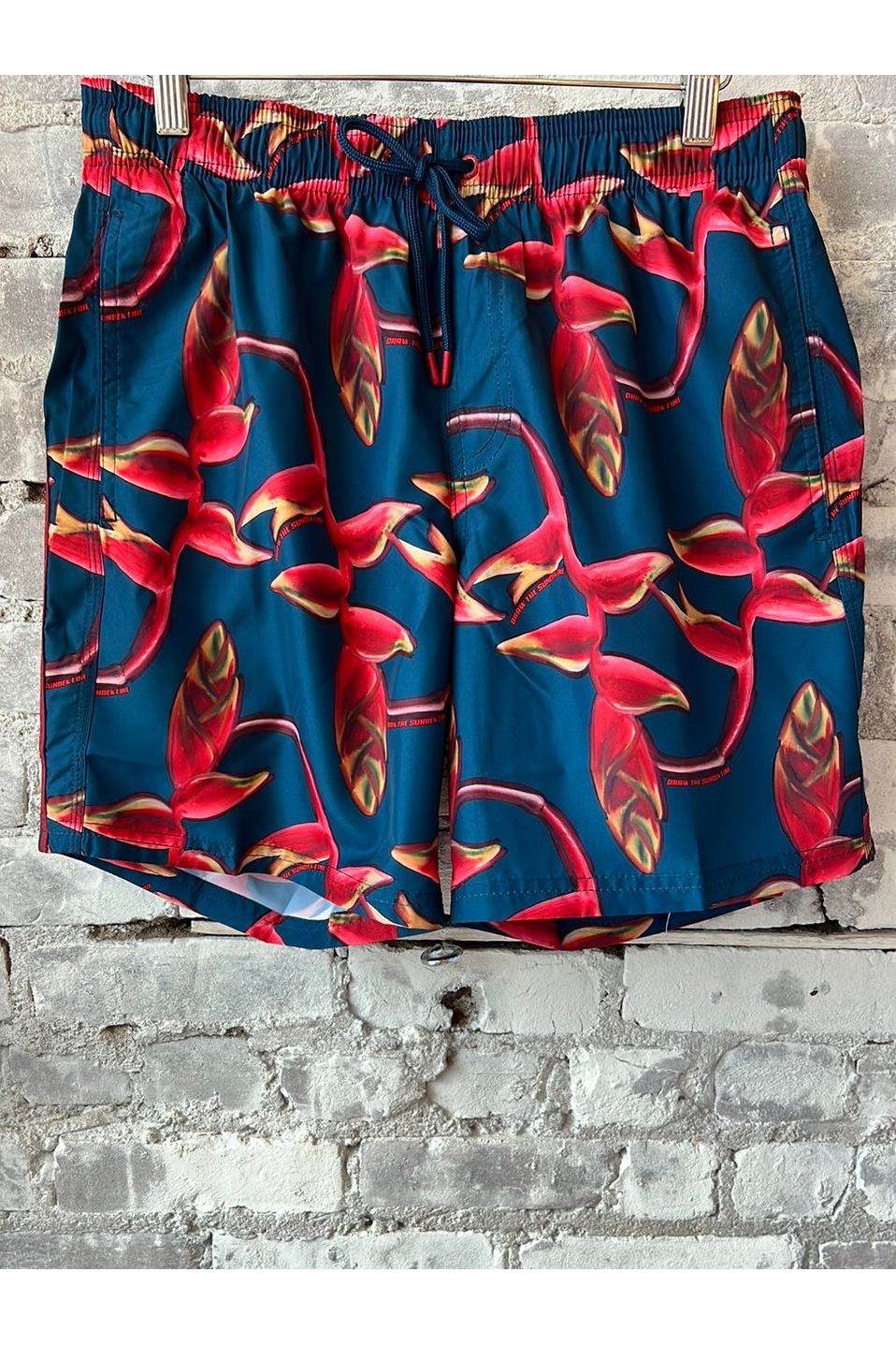 Repreve Printed Swim Suit - "Draw the Sundek Line" Abyss - DUNE + SALT