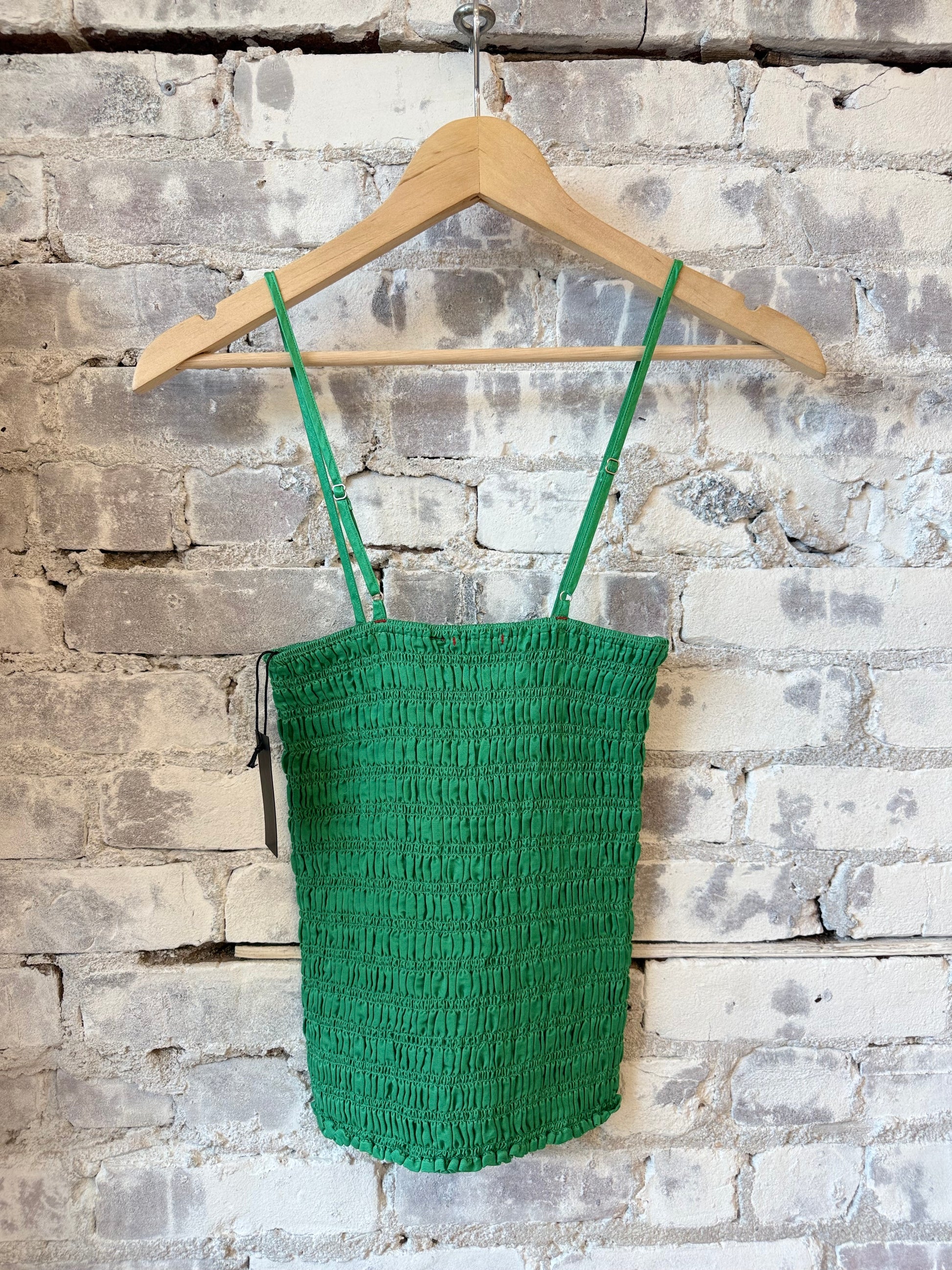 Smocked Crinkle Cami - Mojito - DUNE + SALT