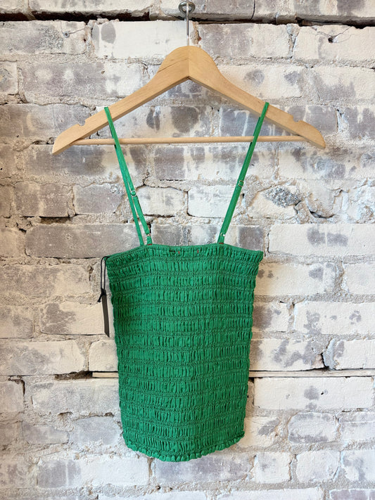 Smocked Crinkle Cami - Mojito - DUNE + SALT