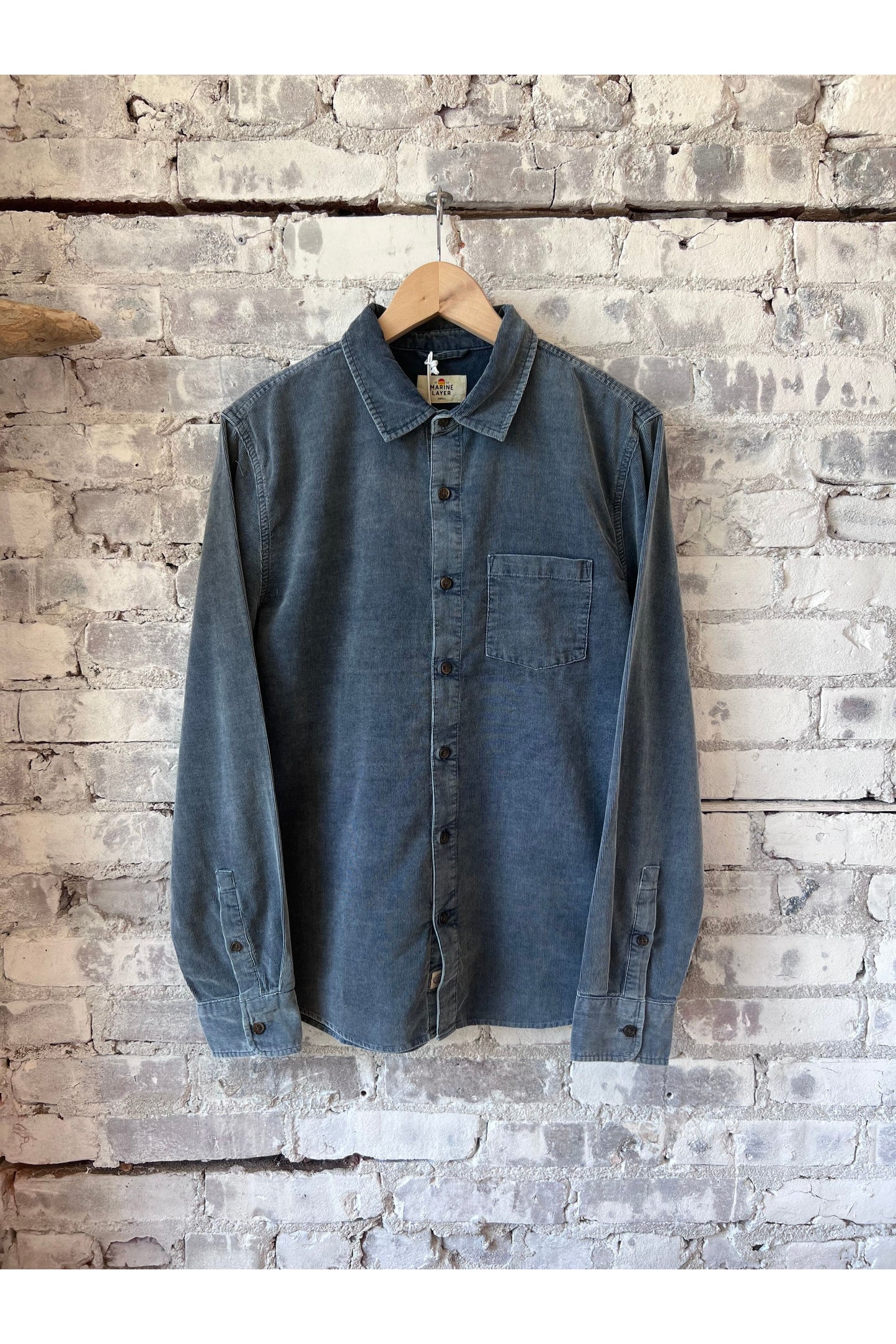 Lightweight Corduroy Shirt - Indigo - DUNE + SALT