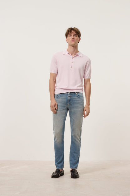 Unity Slim Jean – Mid Blue – 4