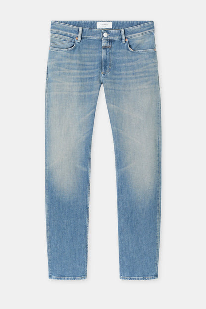 Closed Men's Unity Slim Jean – Mid Blue Dark Gray
