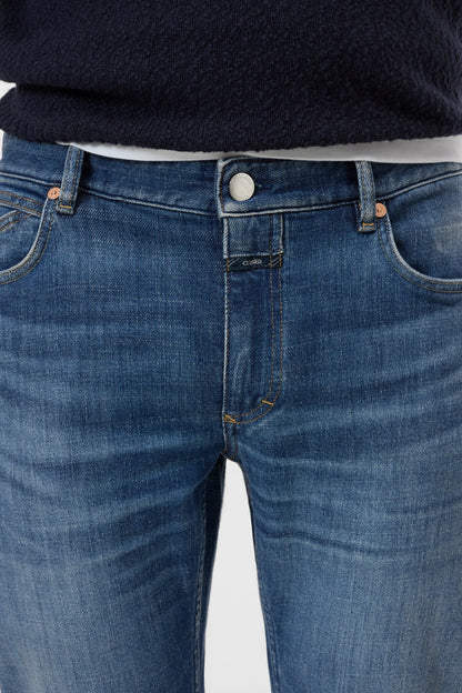 Closed Men's Unity Slim Jean – Mid Blue Dark Slate Gray