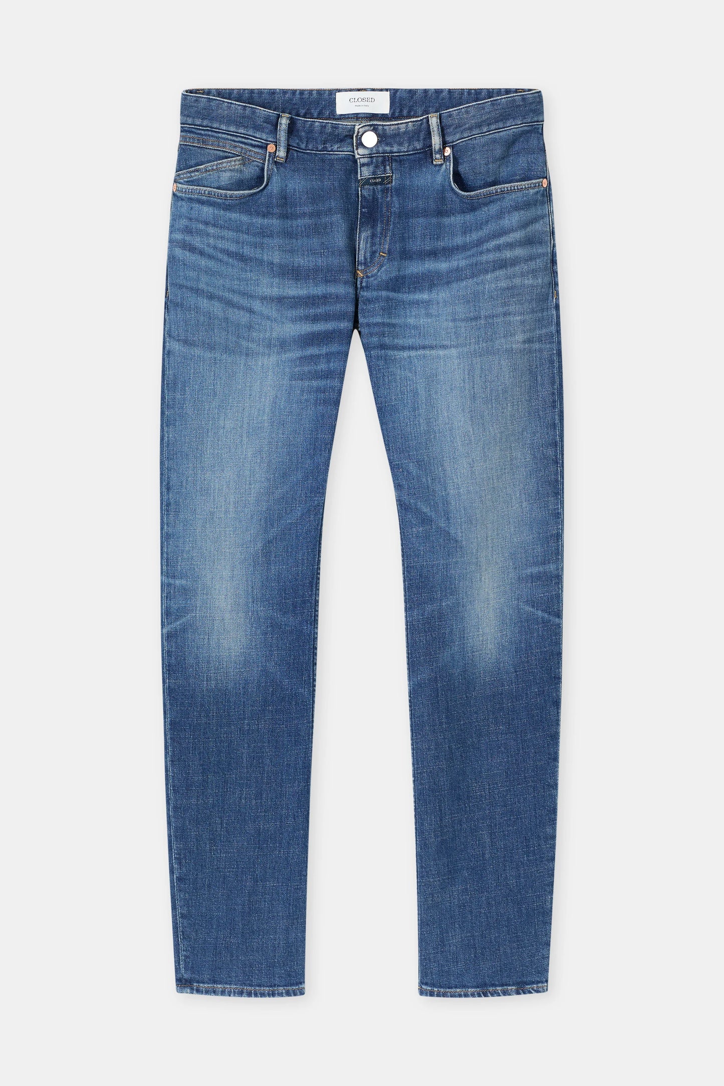 Closed Men's Unity Slim Jean – Mid Blue Dark Slate Gray
