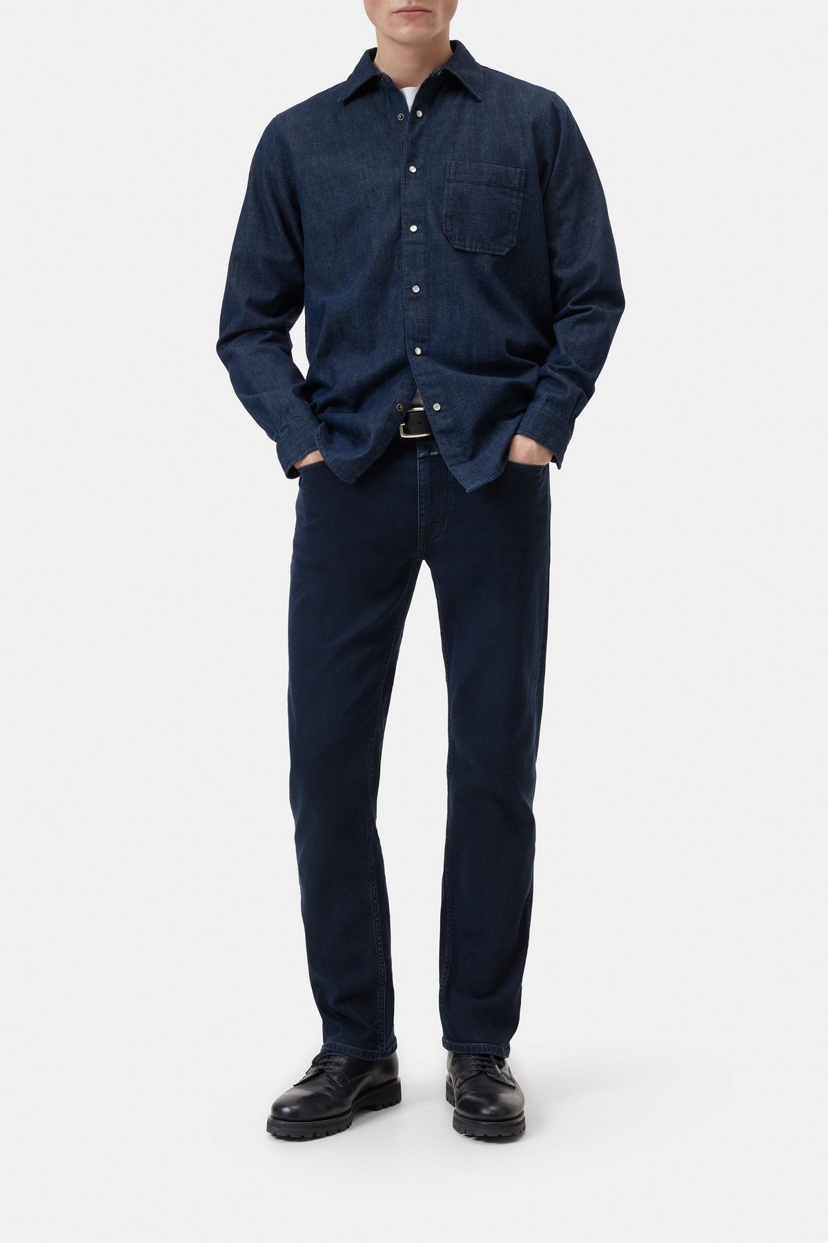 Closed Men's Cooper True Regular Jean - Blue Black White Smoke