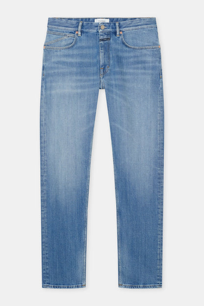 Closed Men's Cooper True Regular Jean - Mid Blue Light Slate Gray