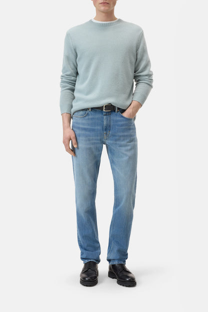 Closed Men's Cooper True Regular Jean - Mid Blue White Smoke