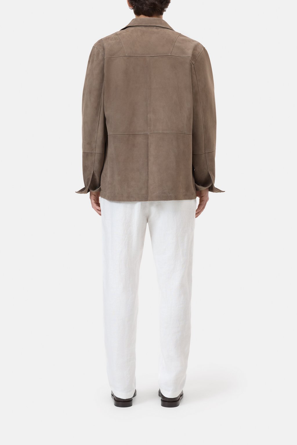Vigo Tapered Linen Pants – Ivory – 2