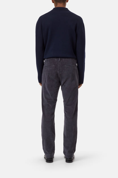 Closed Men's Clifton True Corduroy Pants - Shadow Blue Black