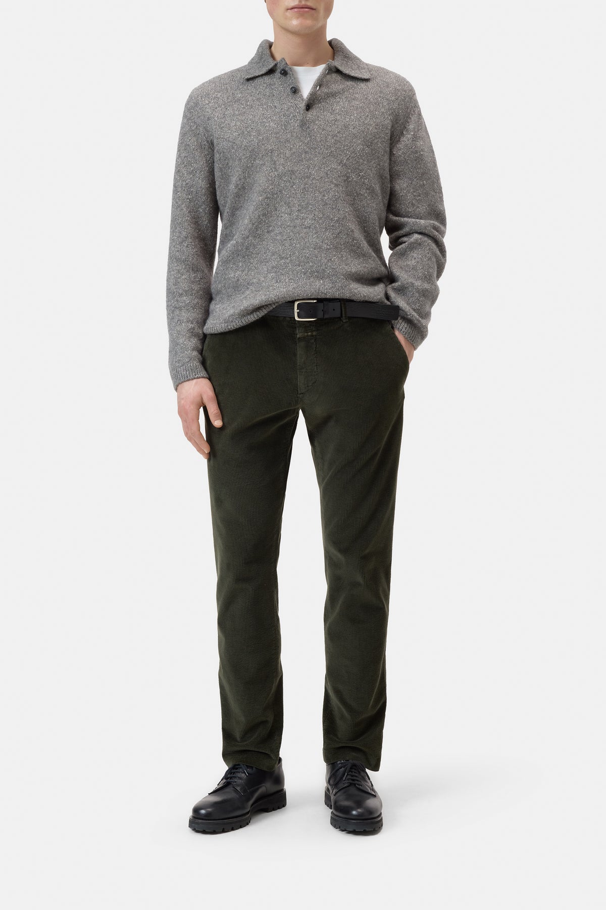Clifton True Corduroy - Dark Olive Green