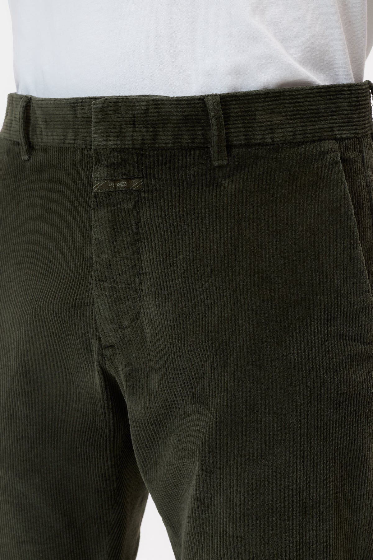 Clifton True Corduroy - Dark Olive Green