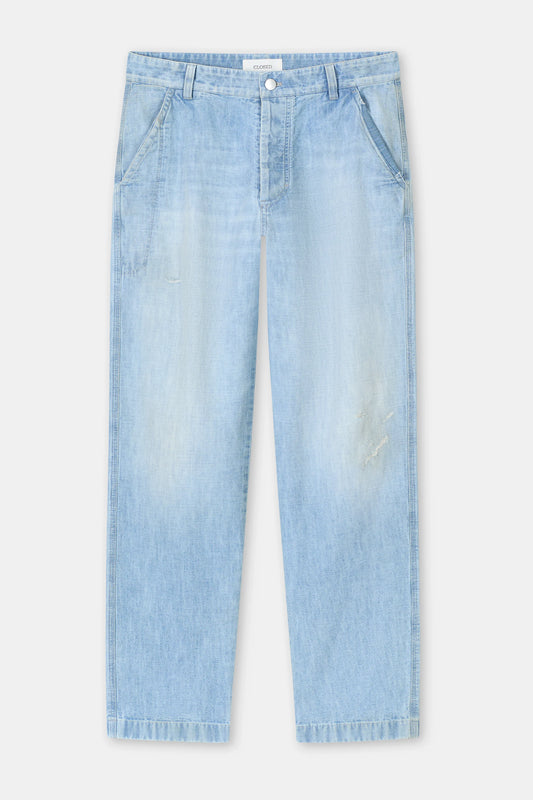 Closed Men's Toledo Tapered Relaxed Jean – Light Blue Light Steel Blue