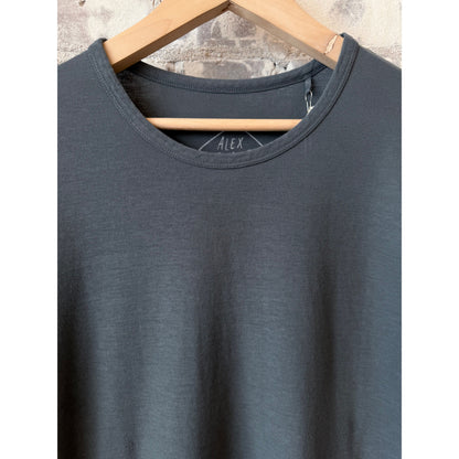 Crepe L/S Tee - Lake - DUNE + SALT