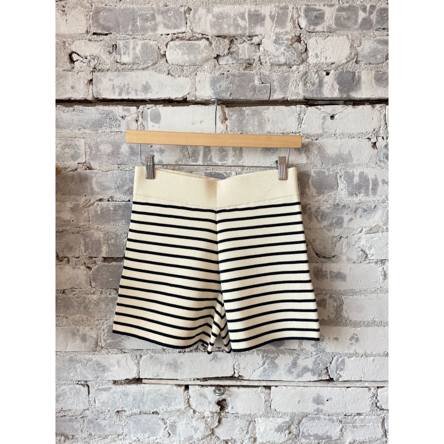 Lea Stripe Short - Ivory/Navy - DUNE + SALT