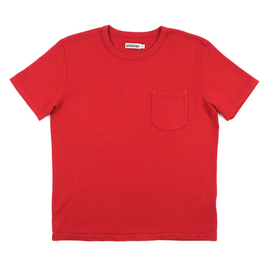 13 Ounce Pocket T-Shirt - Red - DUNE + SALT