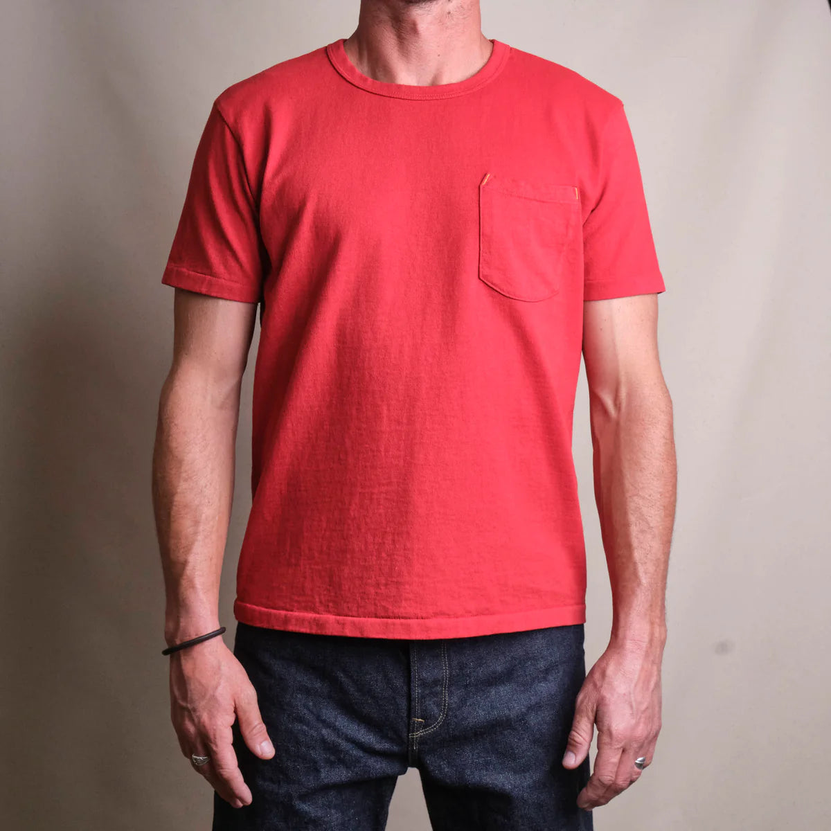 13 Ounce Pocket T-Shirt - Red - DUNE + SALT