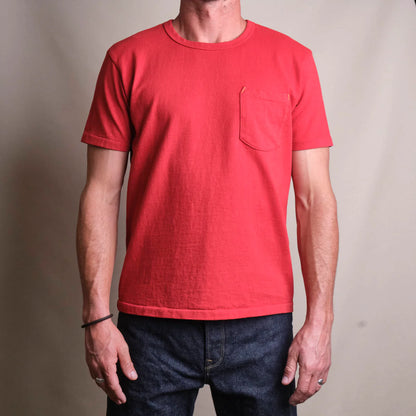 13 Ounce Pocket T-Shirt - Red - DUNE + SALT
