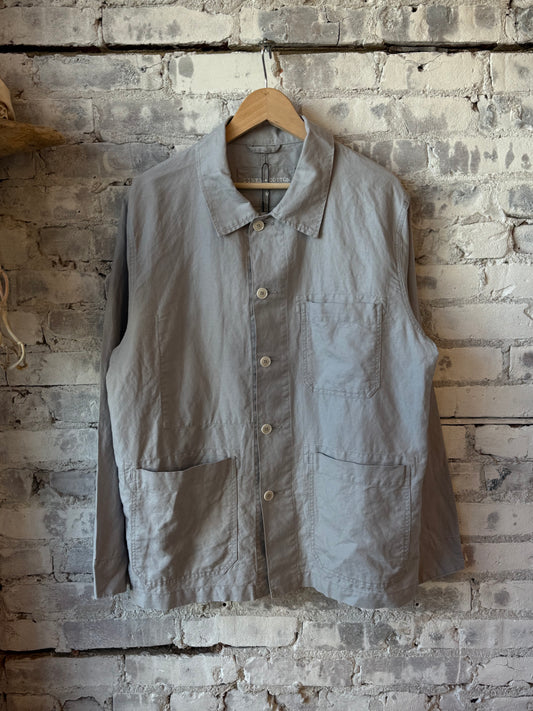 Linen/Cotton Chore Coat - Mint - DUNE + SALT