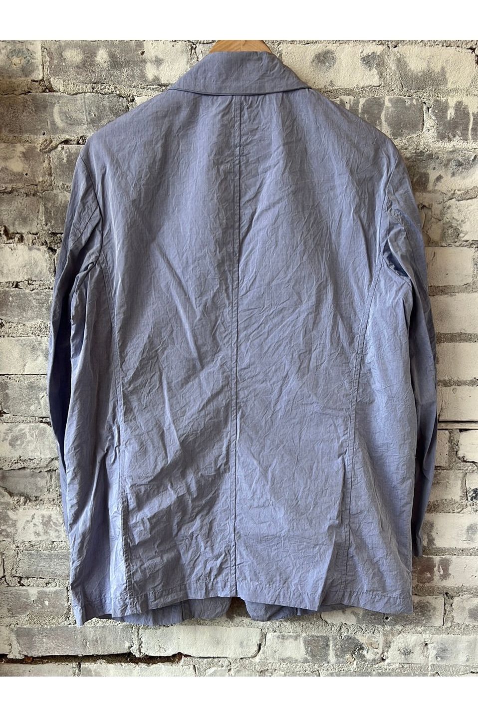 Cotton Typewriter Coverall Jacket - Saxe - DUNE + SALT