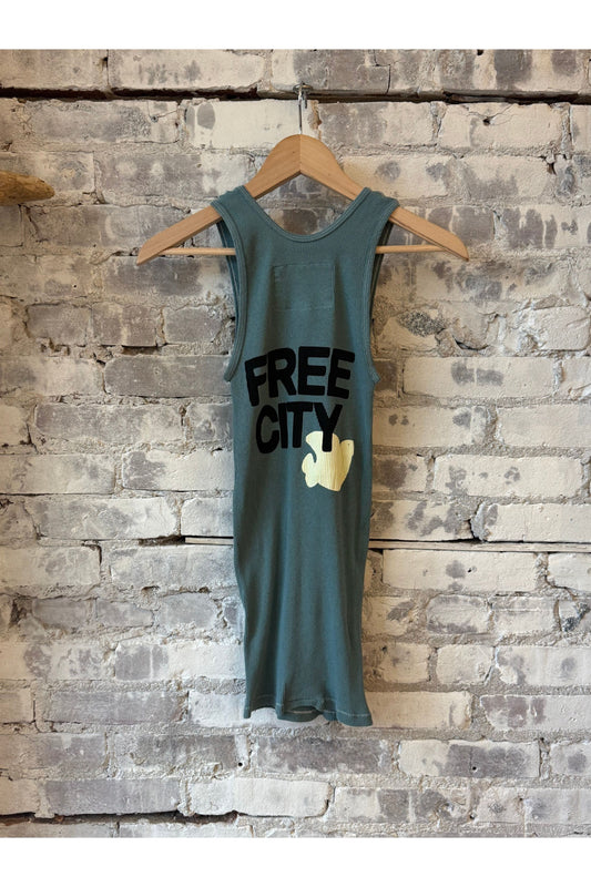 Freecity RTU/1999 SUPERVINTAGE TANK - blue storm - DUNE + SALT