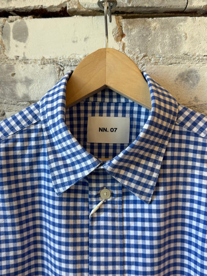 Colby Regular Fit Oxford Shirt - Cobolt Check