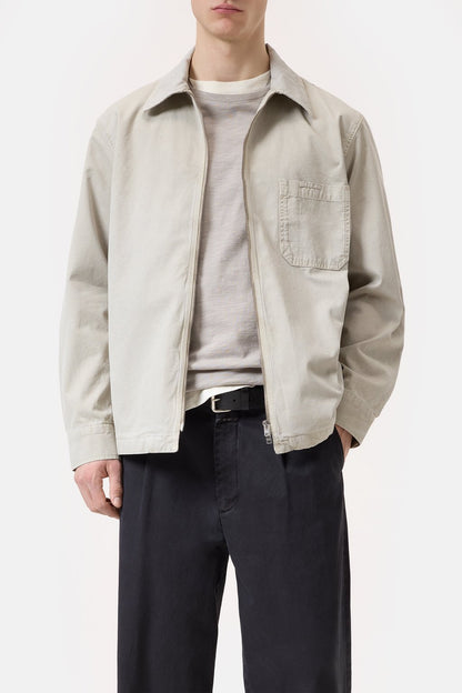 Shirt With Zipper - Flax Beige - DUNE + SALT