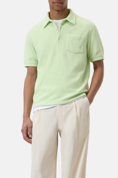 Polo Collar Shirt - Bud Green - DUNE + SALT