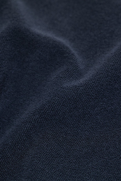 Terry Toweling Polo Shirt - Smokey Blue - DUNE + SALT