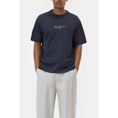 "Good Times and Tan Lines" Organic Cotton T-Shirt - Magma Black - DUNE + SALT