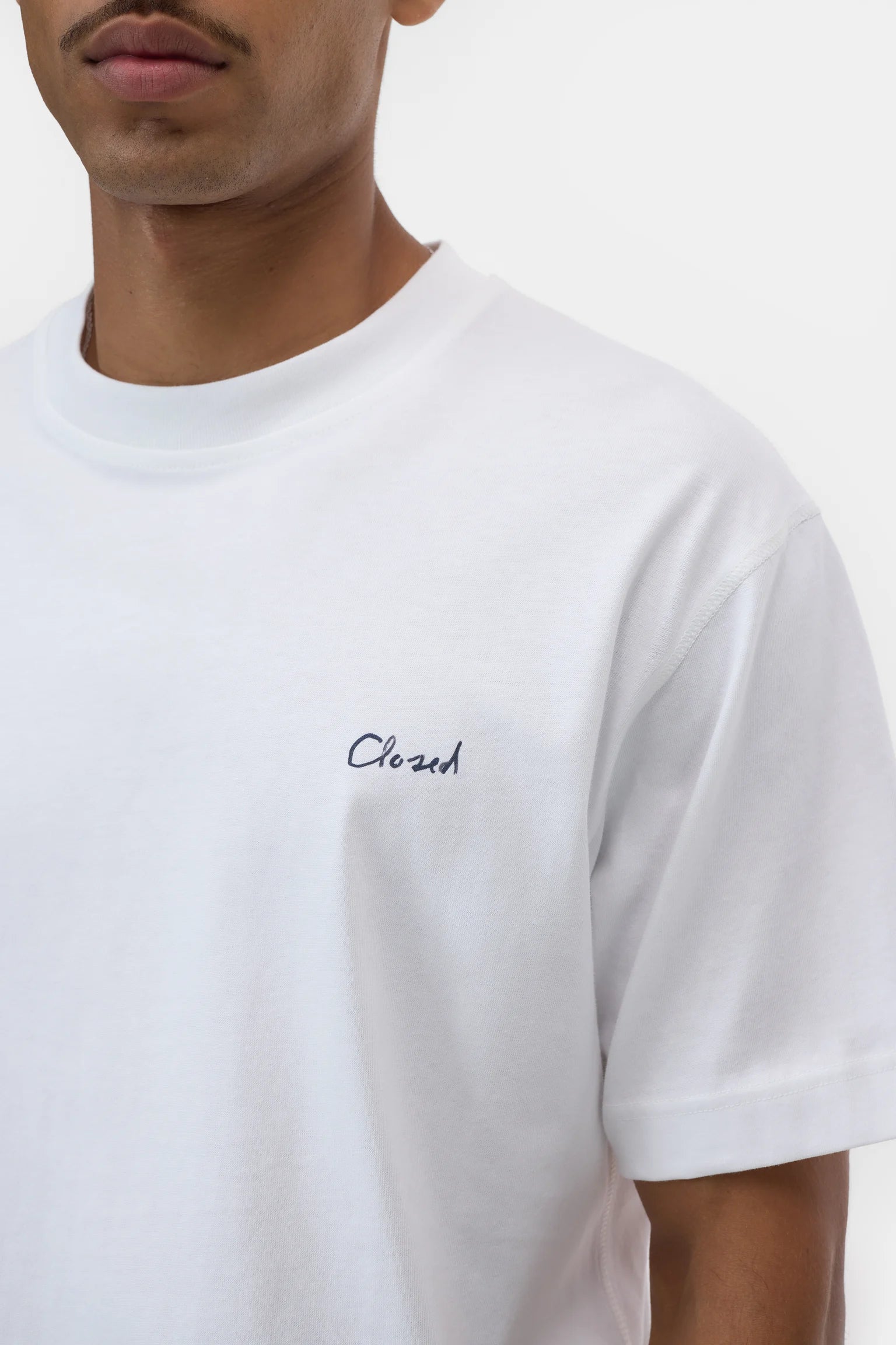 "Greece Print" Organic Cotton Printed T-Shirt - White - DUNE + SALT