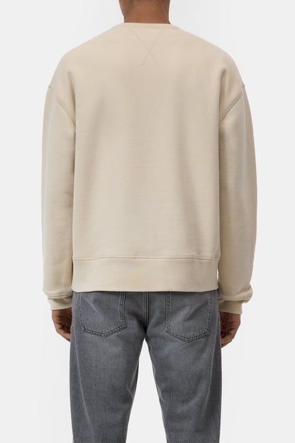 Closed Men's Crewneck Sweatshirt - Almond Cream Gray