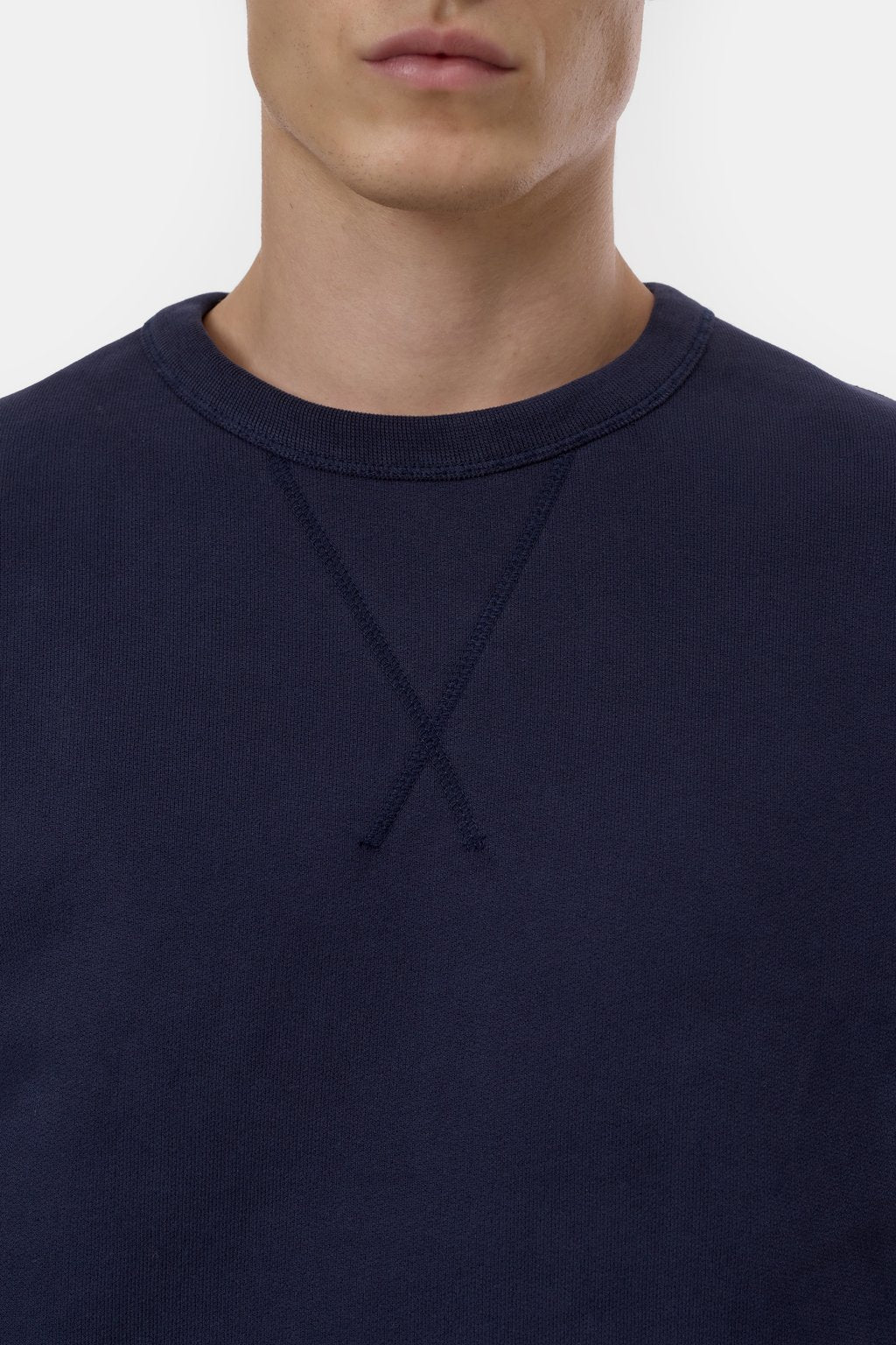 Closed Men's Crewneck Sweatshirt - Dark Night Midnight Blue