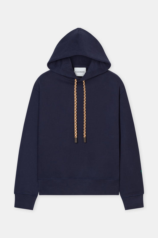 Closed Men's Retro Hoodie - Dark Night Dark Slate Gray