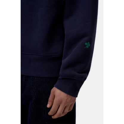 Men's Retro Hoodie by Closed Men's in dark night color, featuring a cozy fit and vintage-inspired design.