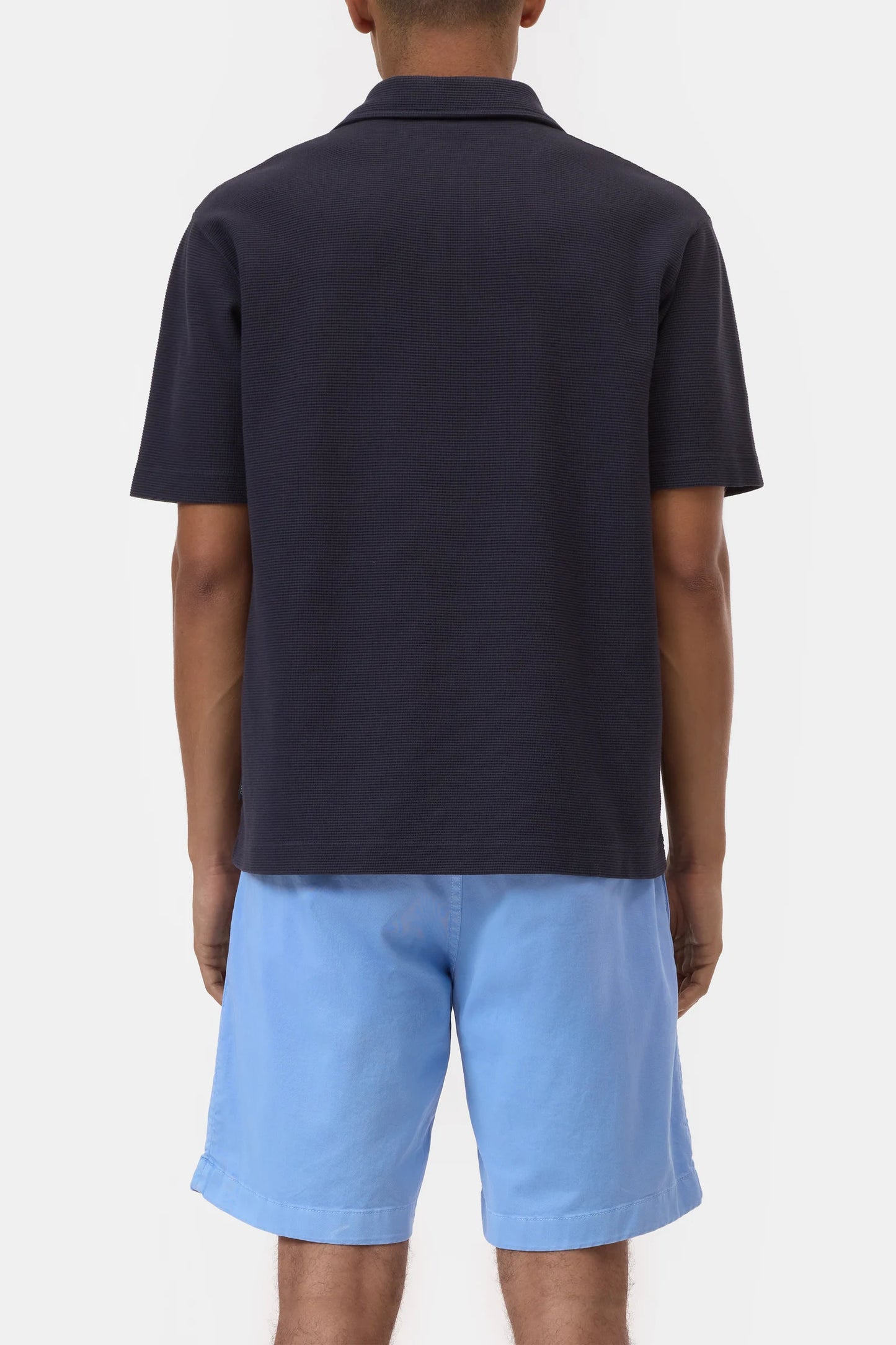 Cotton Polo Shirt - Dark Night - DUNE + SALT
