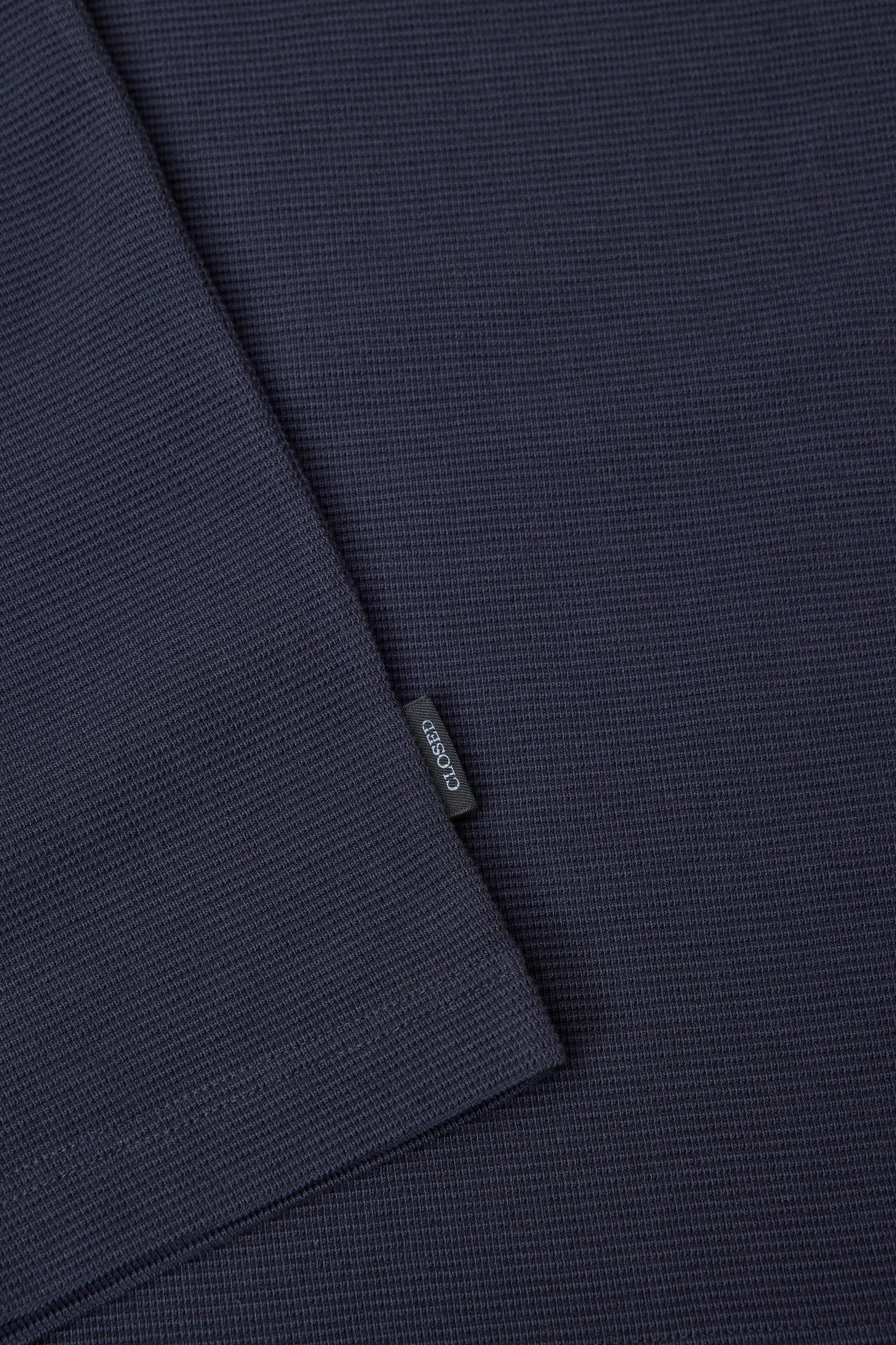 Cotton Polo Shirt - Dark Night - DUNE + SALT