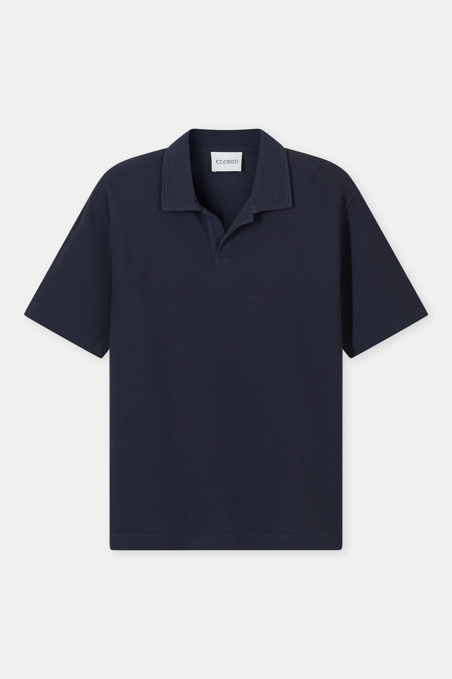 Cotton Polo Shirt - Dark Night - DUNE + SALT