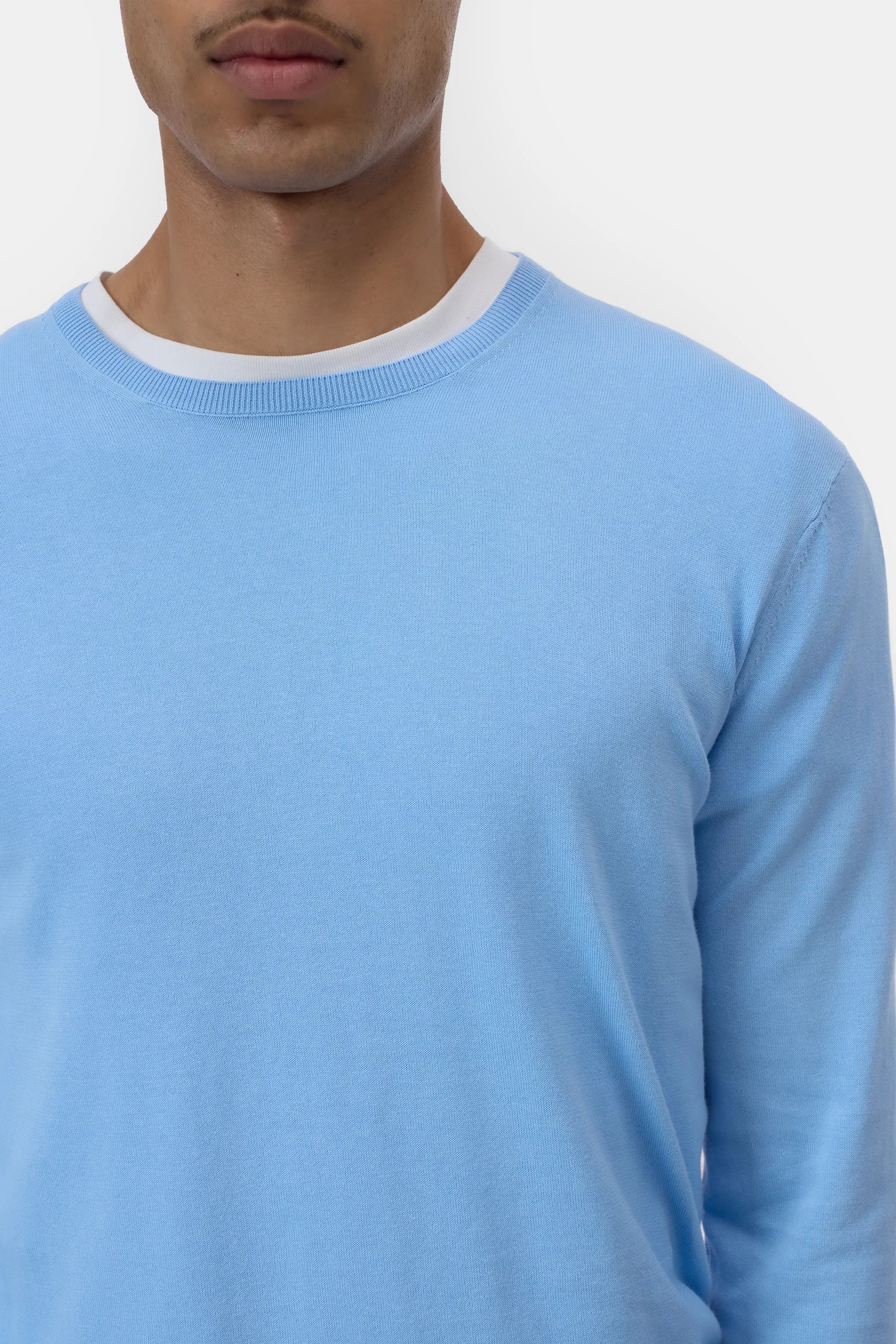 Cotton Jumper - Sky Blue - DUNE + SALT