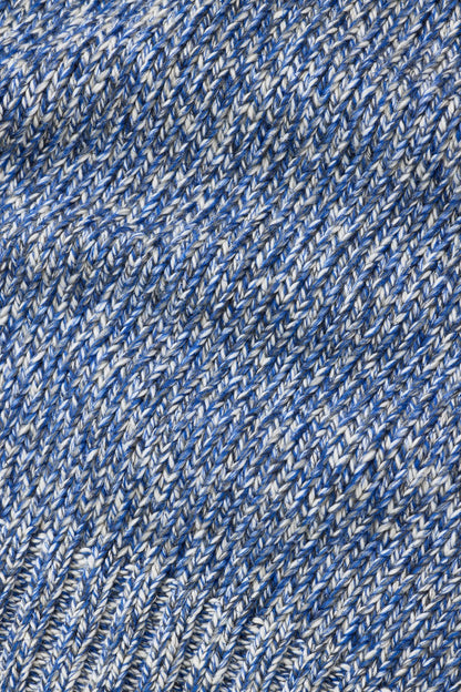 Closed Men's Mouliné Crewneck Sweater - Harbour Blue Slate Gray