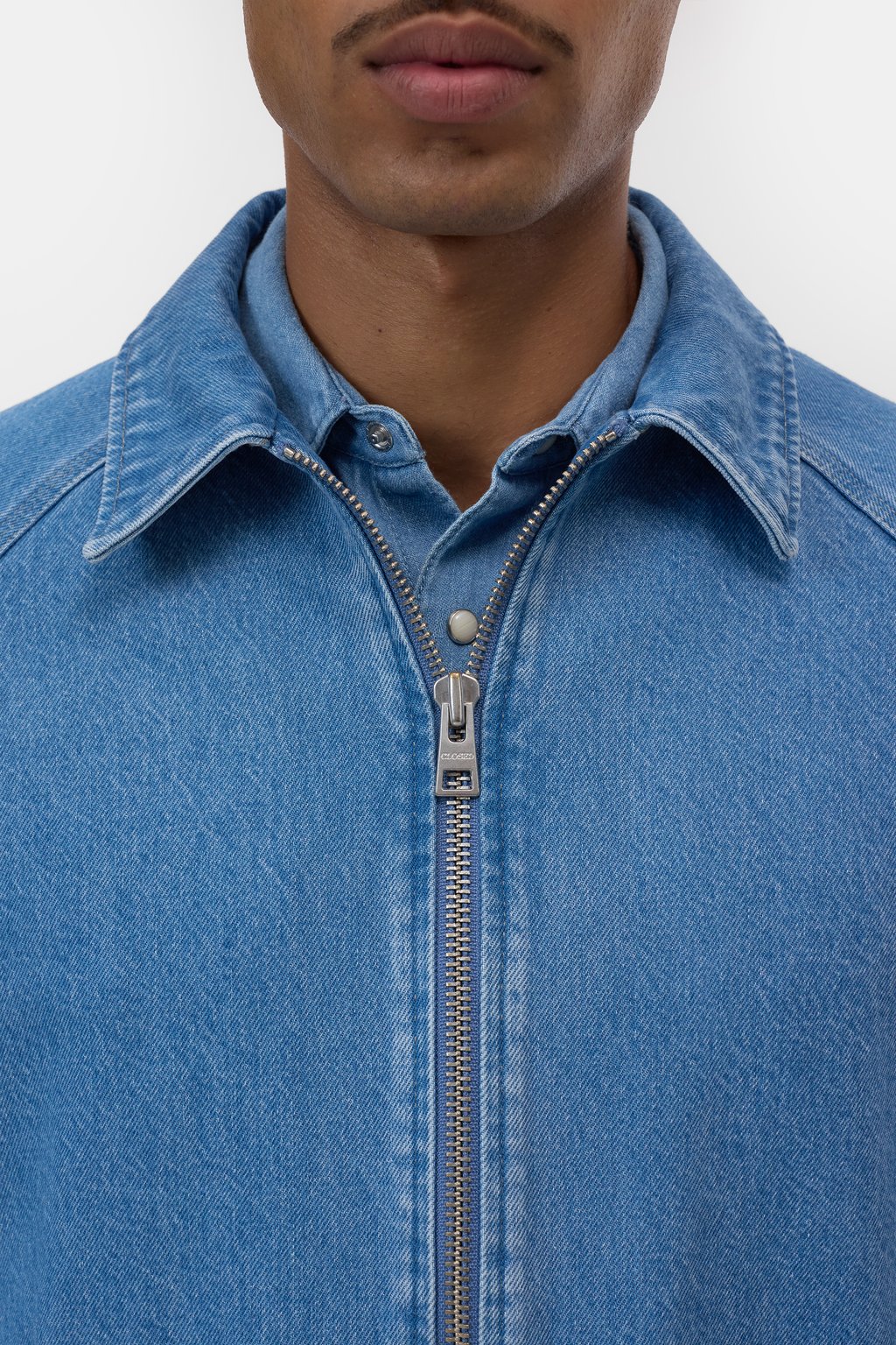 Postal Denim Jacket – Mid Blue – 4