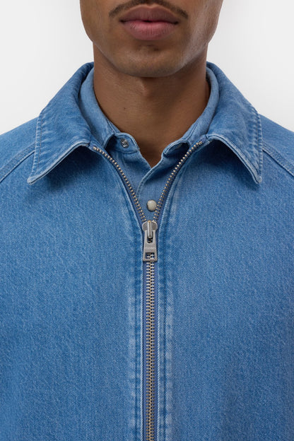 Postal Denim Jacket – Mid Blue – 4
