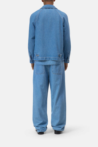 Postal Denim Jacket – Mid Blue – 3