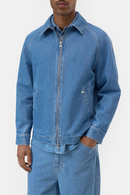 Postal Denim Jacket – Mid Blue – 2